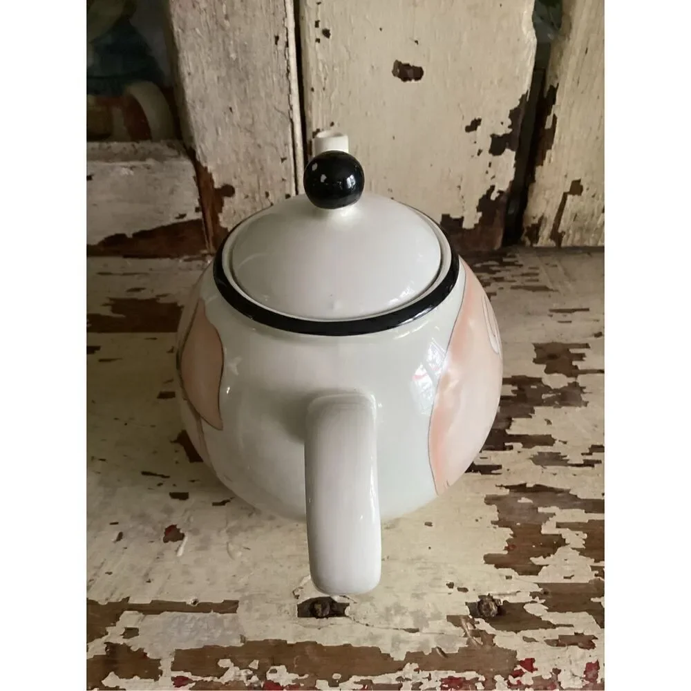Arthur Wood Ceramic England Pig Tea Coffee Pot 6.5” T Farmhouse